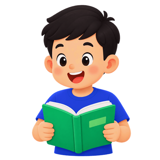 Siswa membaca buku